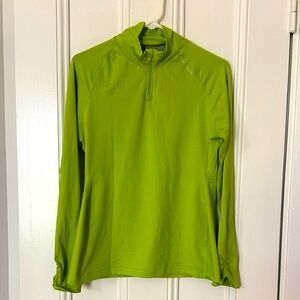 Under Armour Lime Green ColdGear Top